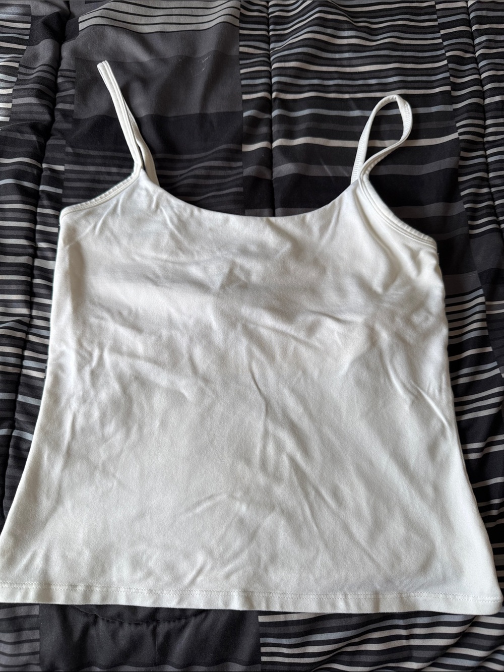 New York & Company White Spaghetti Strap Camisole